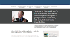 Desktop Screenshot of marry-rich-man.com
